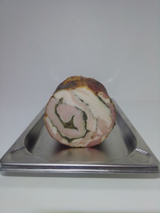 Bůčková roláda s medvědím česnekem