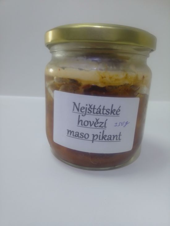 Nejštátské hovězí maso pikant