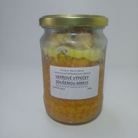 Vepřové výpečky s dušenou mrkví