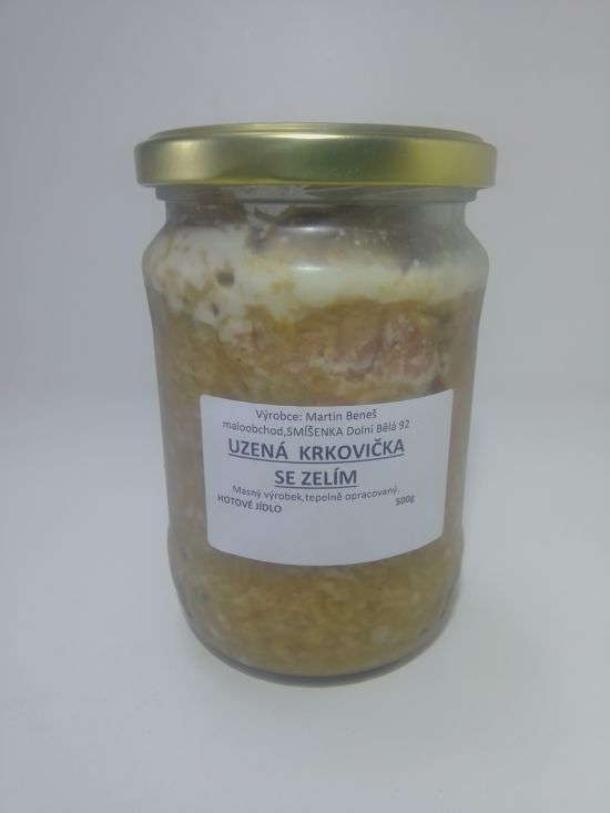 Uzená krkovička se zelím