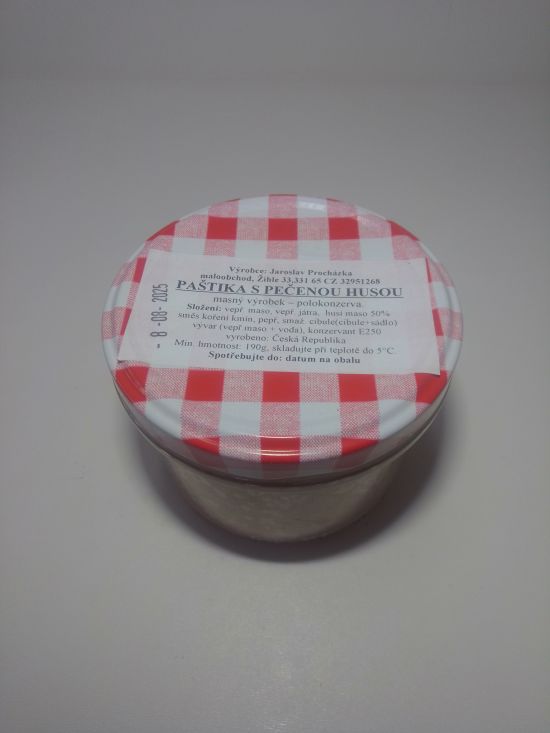 Paštika s pečenou husou