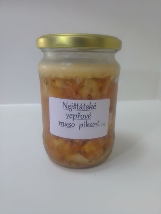 Nejštátské vepřové maso pikant