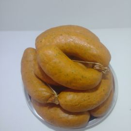 Buřty se sýrem a medvedim česnekem